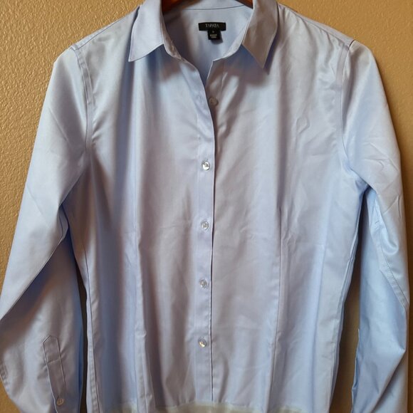 Womens Bodysuit Blouse Button Down One-Piece Long Sleeve Solid Office Work Shirt - Picture 6 of 11